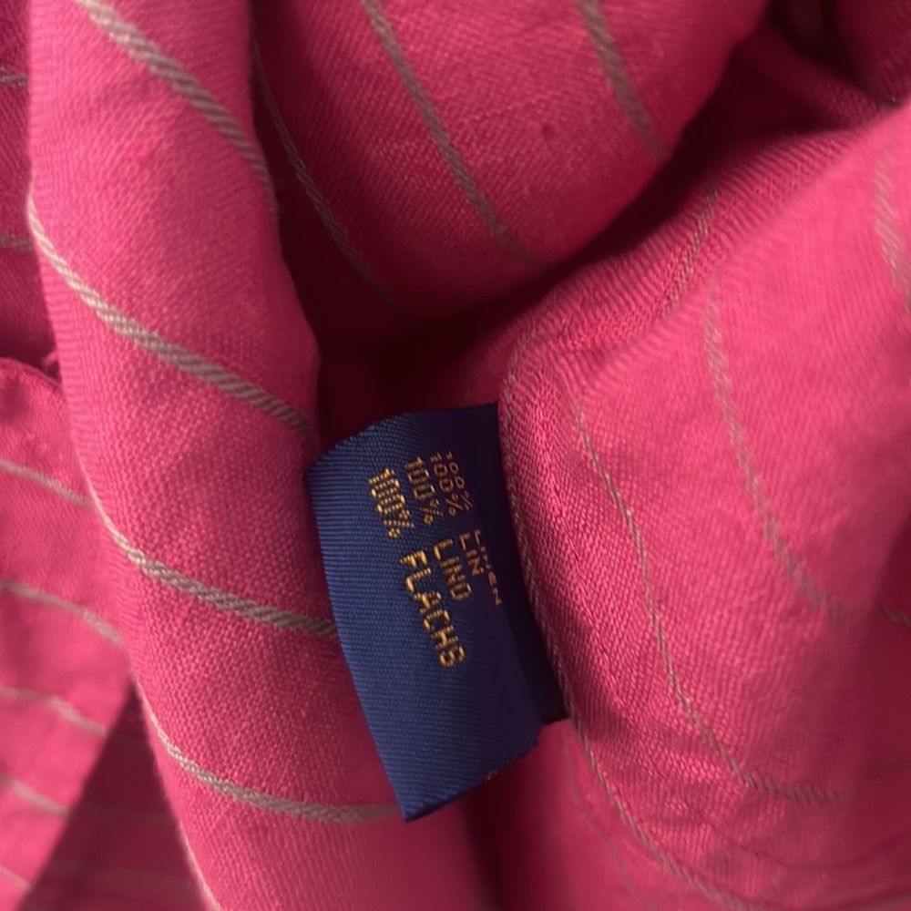 Linen pink jacket M - Picture 2 of 3